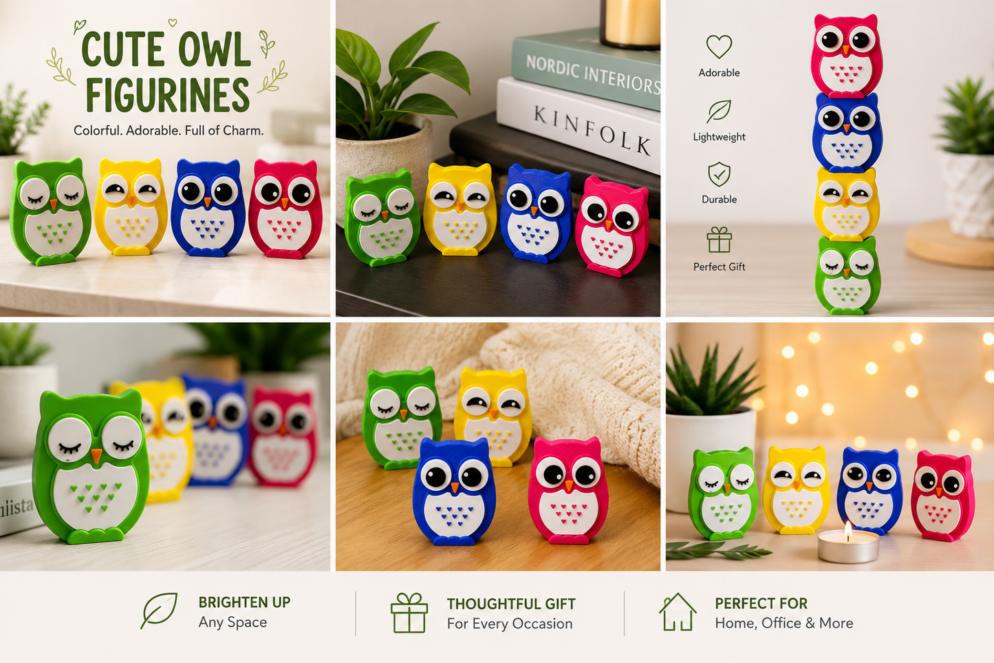 Happy Owl Decor