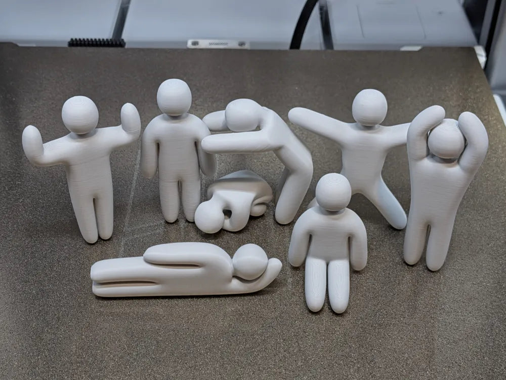 Human Emotion Figurines Set – Minimalist Expression Sculptures