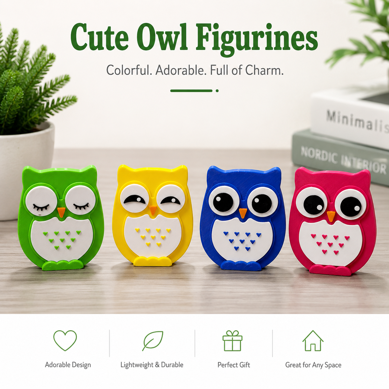 Happy Owl Decor