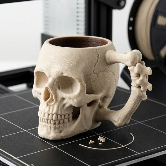 Bone Handle Skull Mug – Gothic Style Drinkware